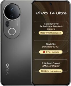 VIVO T4 ultra 5G ट्रिपल कैमरा के साथ मिलता हैं दमदार प्रॉसेसर देखते ही प्यार हो जाएगा