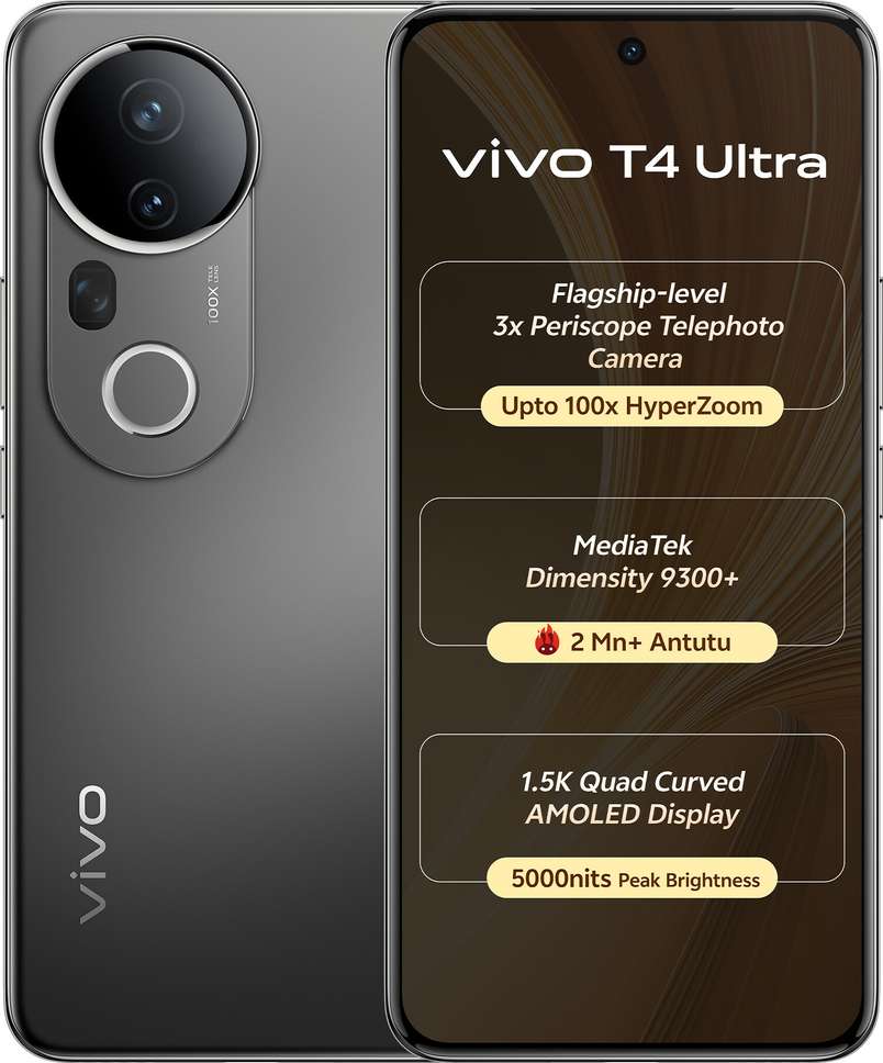 VIVO T4 ultra 5G ट्रिपल कैमरा के साथ मिलता हैं दमदार प्रॉसेसर देखते ही प्यार हो जाएगा