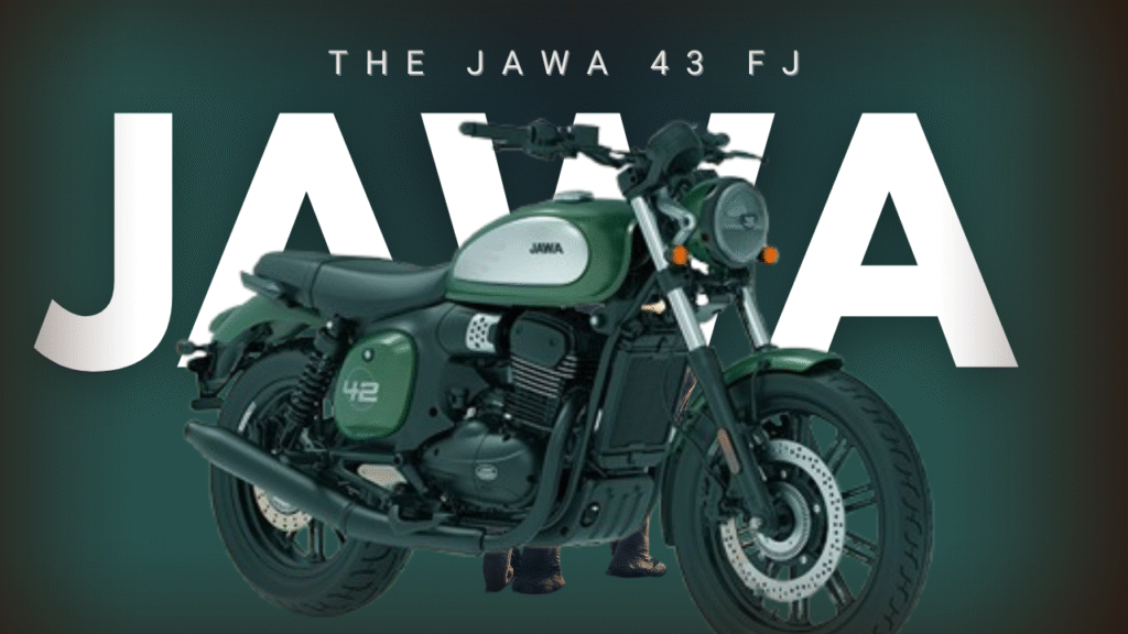the Jawa 42 FJ: 334cc engine, 30 kmpl efficiency, 12-litre tank capacity, premium design at ₹1,93,737.