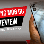 Samsung M06 5G Smartphone with Dimensity 6300, 422K+ AnTuTu Score, 6GB RAM, 128GB Storage, 25W Fast Charging