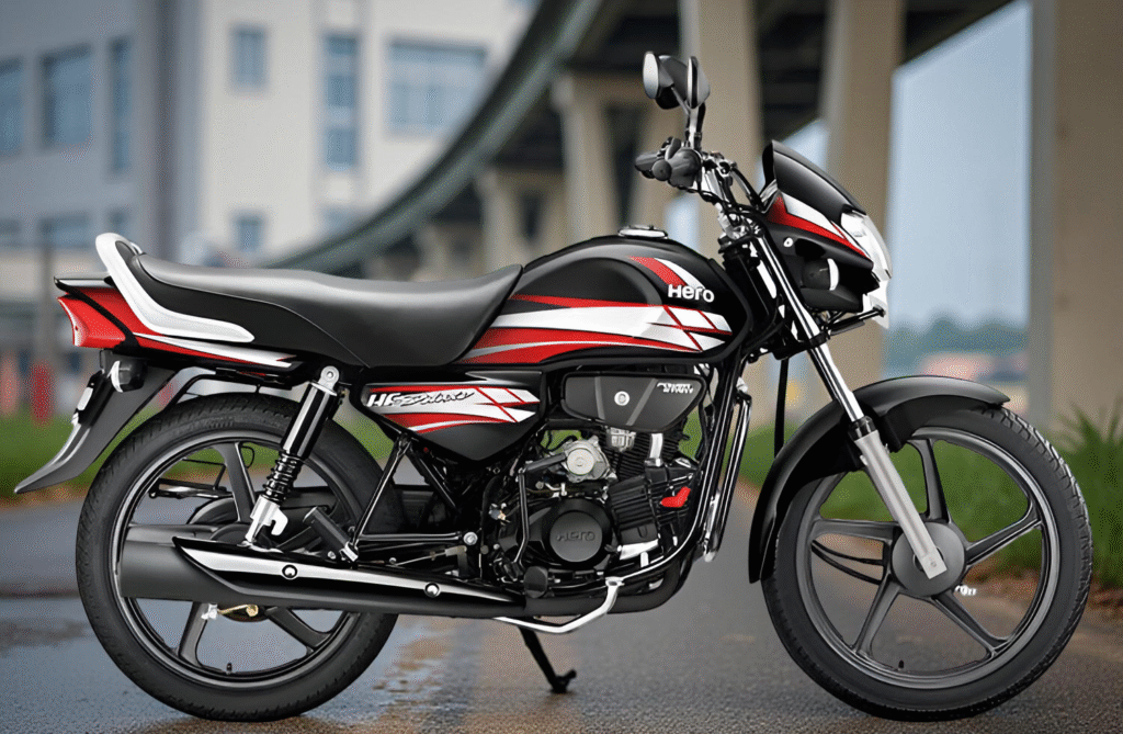 Hero HF Deluxe Review: 97.2cc Engine, 65 kmpl Mileage, 9.1L Tank Capacity, Affordable Ride at Just ₹67,201.