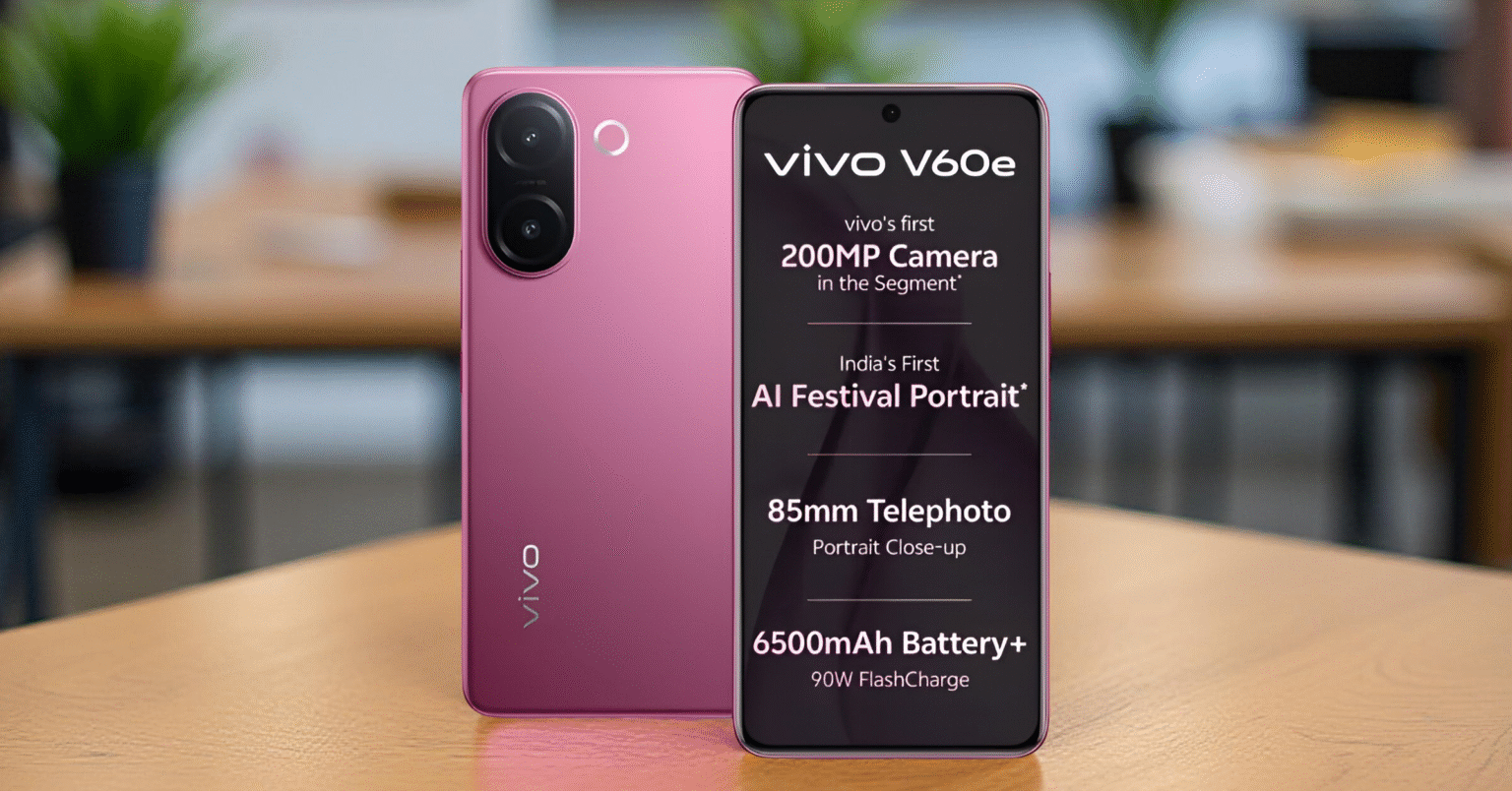 Vivo V60e 5G Review: Powerful 8GB RAM, 128GB Storage, 6500mAh Battery and 90W Flash Charge at ₹29,999