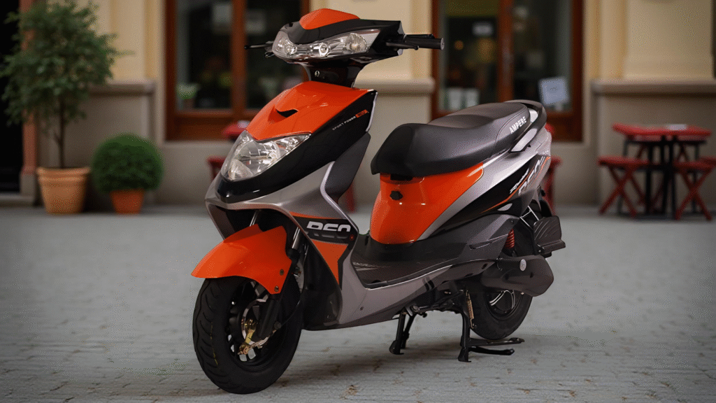 Ampere Reo delivers 0.25 kW power, a safe 25 km/h top speed, up to 70 km range all starting at just ₹59,000.
