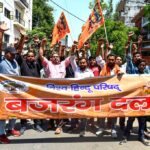 “’Poore thane ko aag laga doonga’—Bajrang Dal man lashes out at inspectors in UP.”